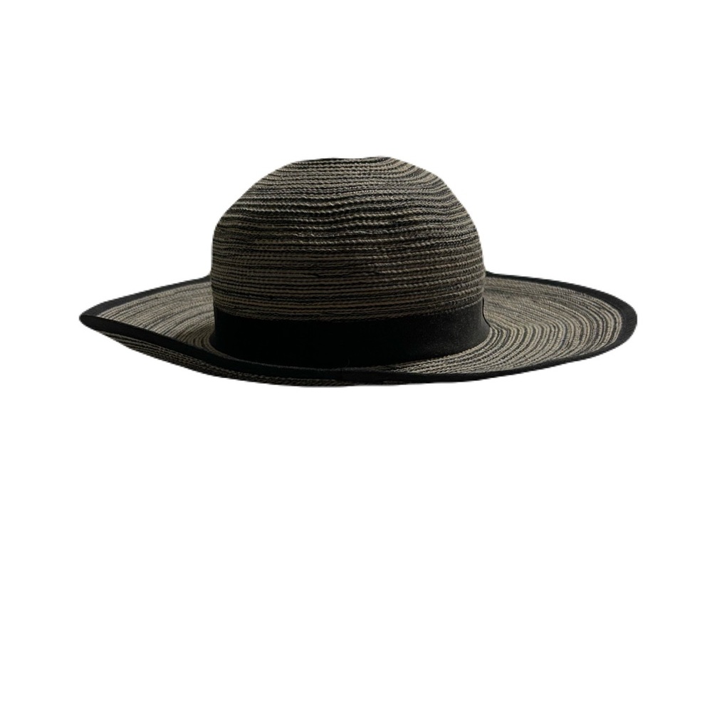 Elegant Black and Tan Women's Sun‎ Hat